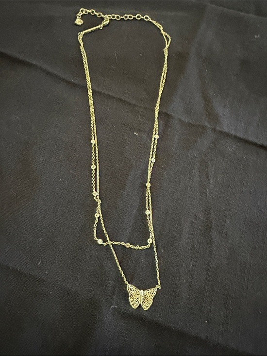 Kendra Scott Jewelry - Kendra Scott Gold Layered Butterfly Necklace